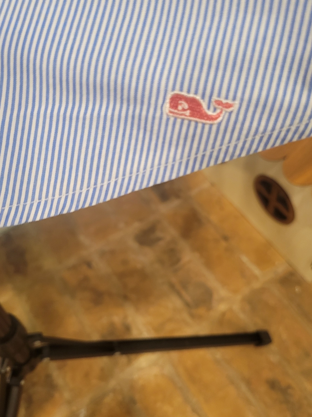Vineyard Vines Blue and White Striped Button-Down Shirt - Picture 6 of 6